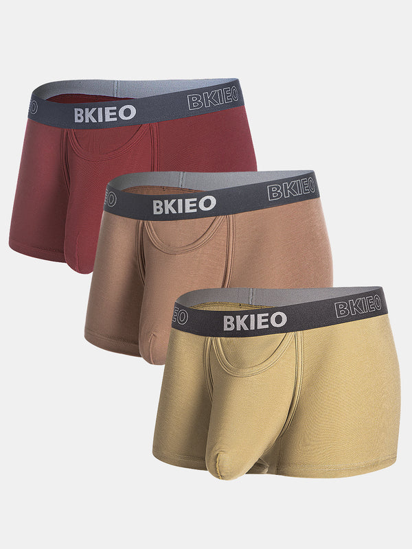 Geribde Lyocell Ruime Pouch Heupboxers met Gulp, Stemmingen-van-de-Week Onderbroek